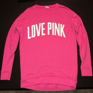Pink PINK crew neck